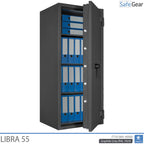 Libra 55 - Cofre de Segurança (293 Litros) - Grau 0 no Teste de Roubo