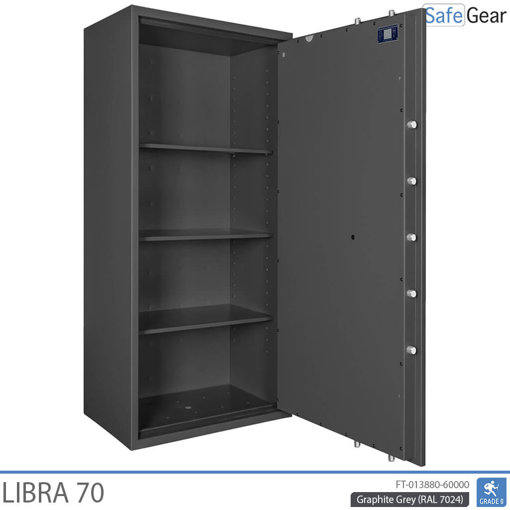 Libra 70 - Cofre de Segurança (479 Litros) - Grau 0 no Teste de Roubo