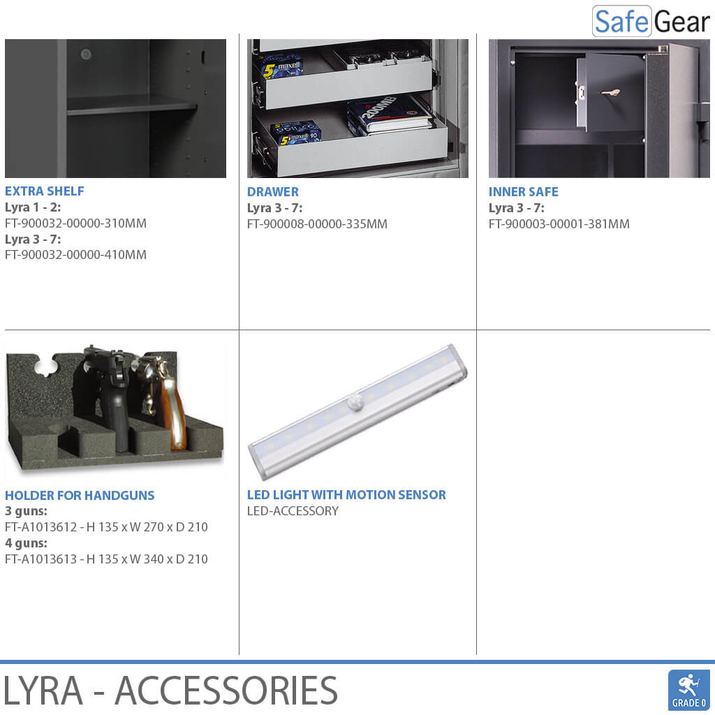 Lyra 11 - Cofre de Segurança (125 Litros) - Grau de Teste de Roubo 0