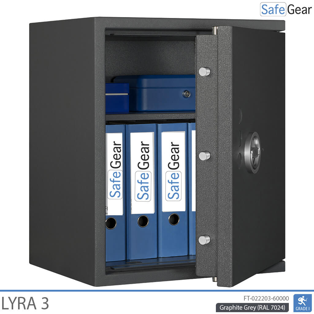 Lyra 3 - Cofre de Segurança (66 Litros) - Grau de Teste de Roubo 1