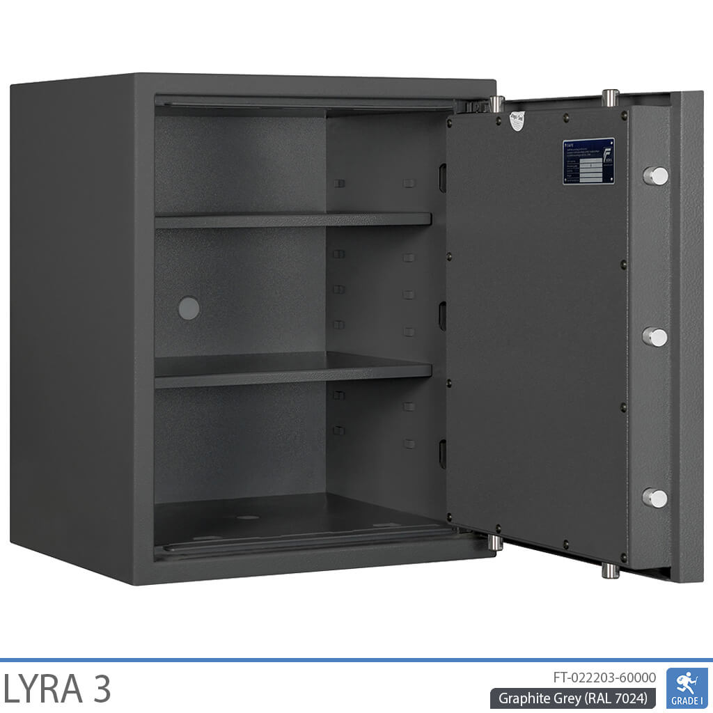 Lyra 3 - Cofre de Segurança (66 Litros) - Grau de Teste de Roubo 1