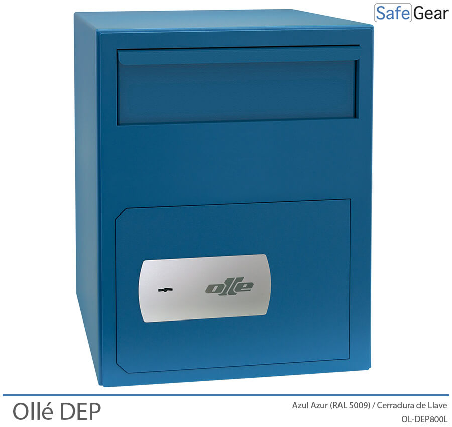 Caja Fuerte de Depósito - Ollé DEP - Cerradura de Llave - Frontal