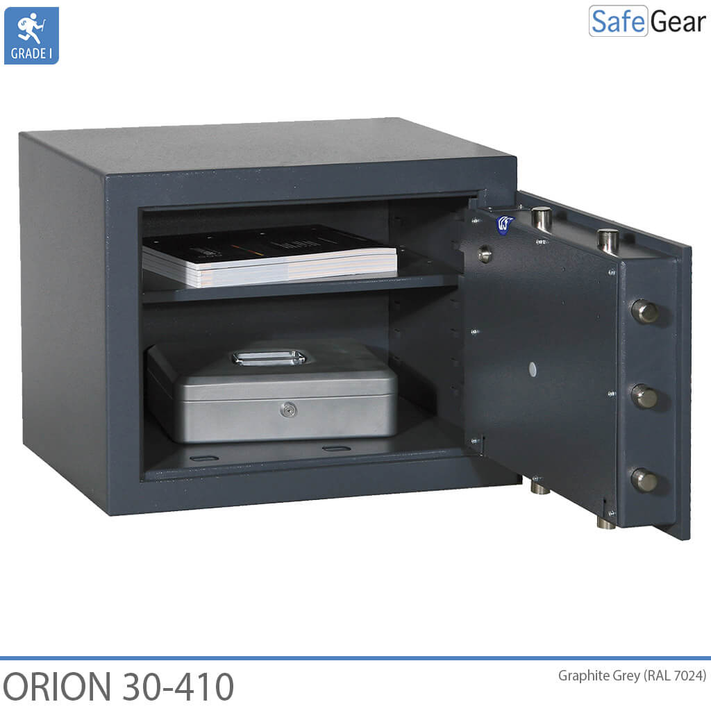 Cofre Orion 30-410 (38 L) – Teste de resistência a arrombamento Grau 1