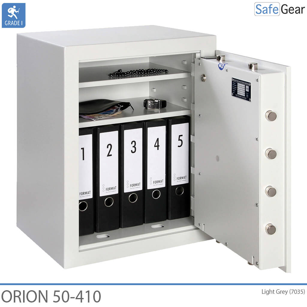 Cofre Orion 50-410 (62 L) – Teste de resistência ao arrombamento Grau 1
