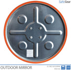 Outdoor Mirror -  Stainless Steel - Round - 32 cm