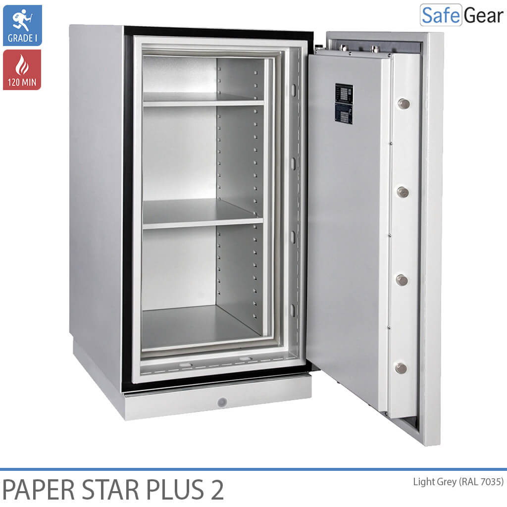 Paper Star Plus 1 Armário Contra Incêndio (115 L) - Grau de teste contra arrombamento I / Grau de teste contra incêndio 120 min
