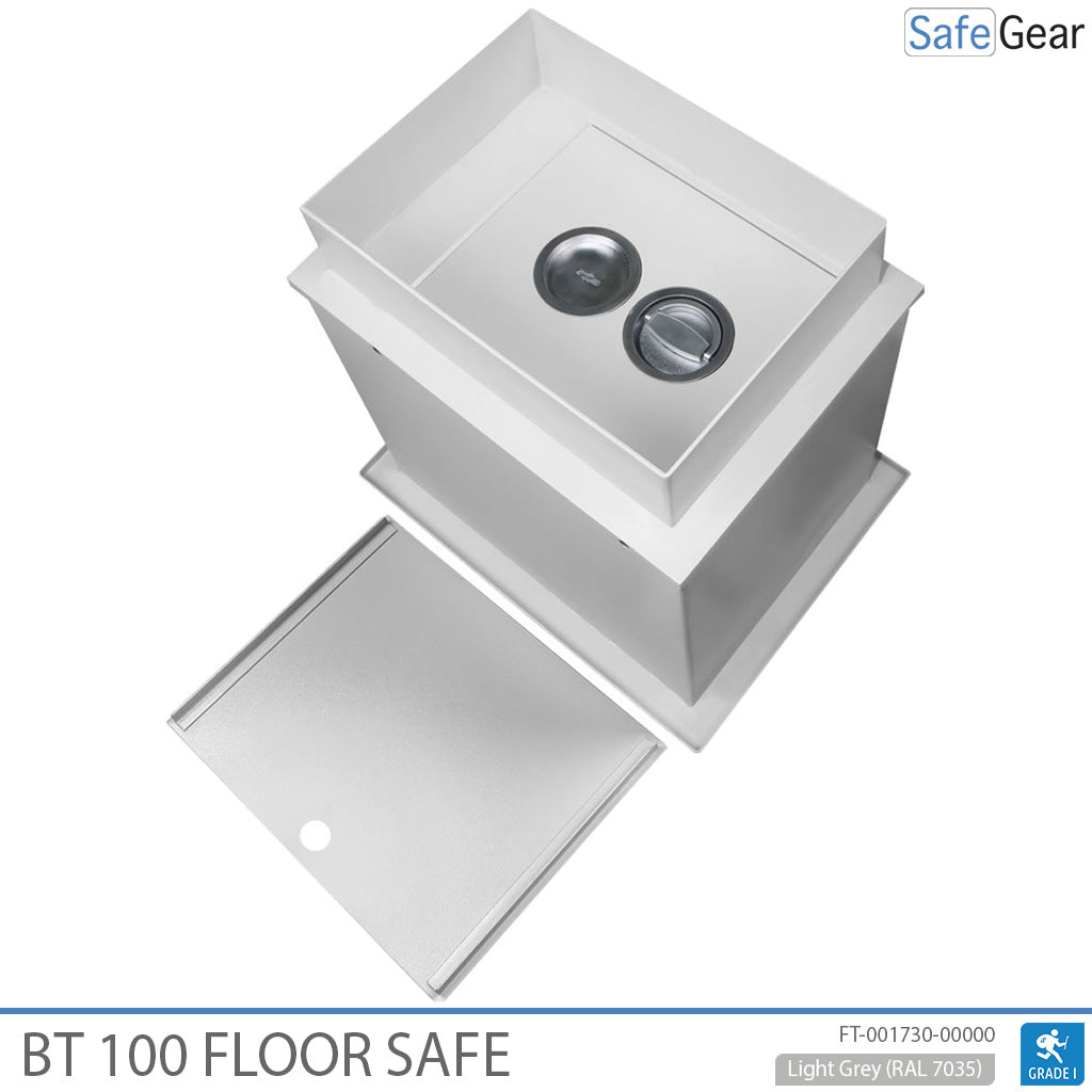 Cofre de chão antirroubo BT 100 (44 L) - Grau 1 no teste antirroubo
