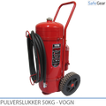 Extintor de pó ABC 100 kg - Carrinho