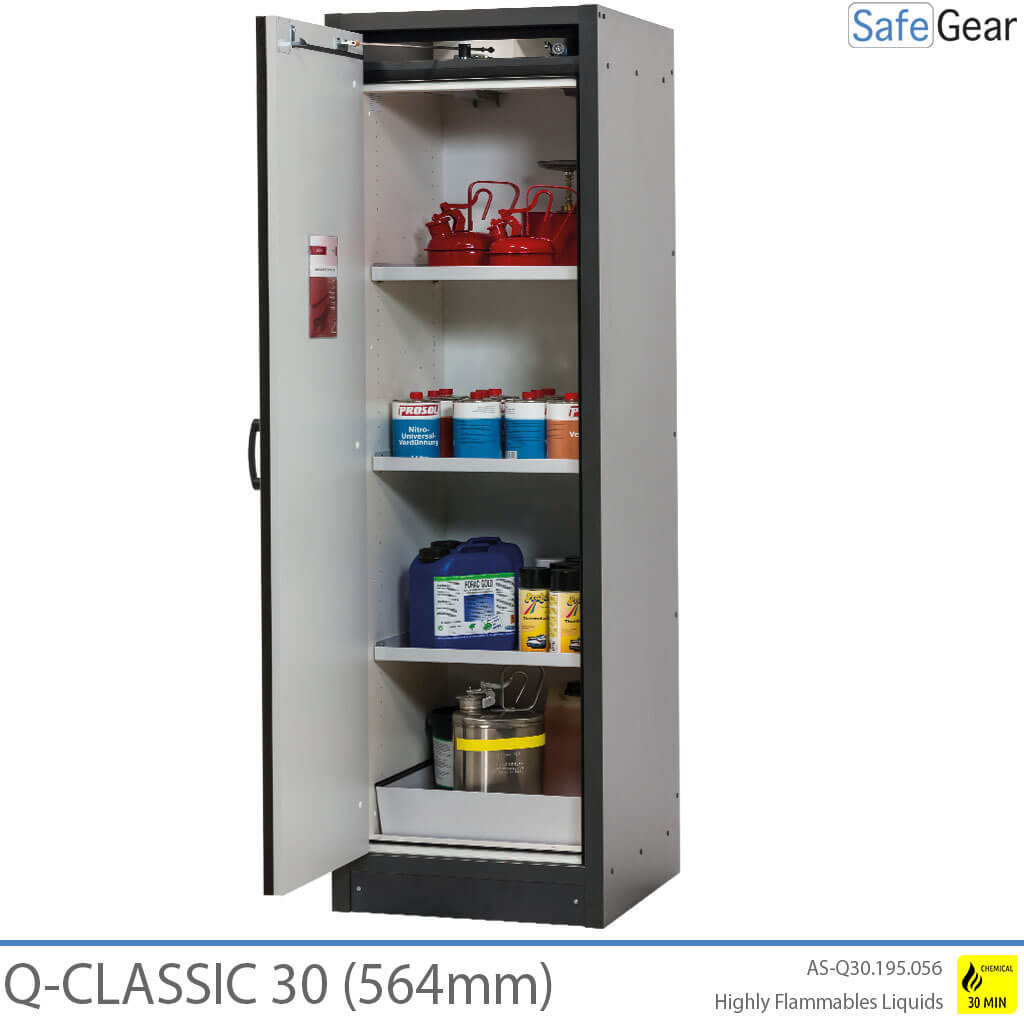 Q-CLASSIC 30 - 3 prateleiras (380 L) / À prova de fogo durante 30 minutos