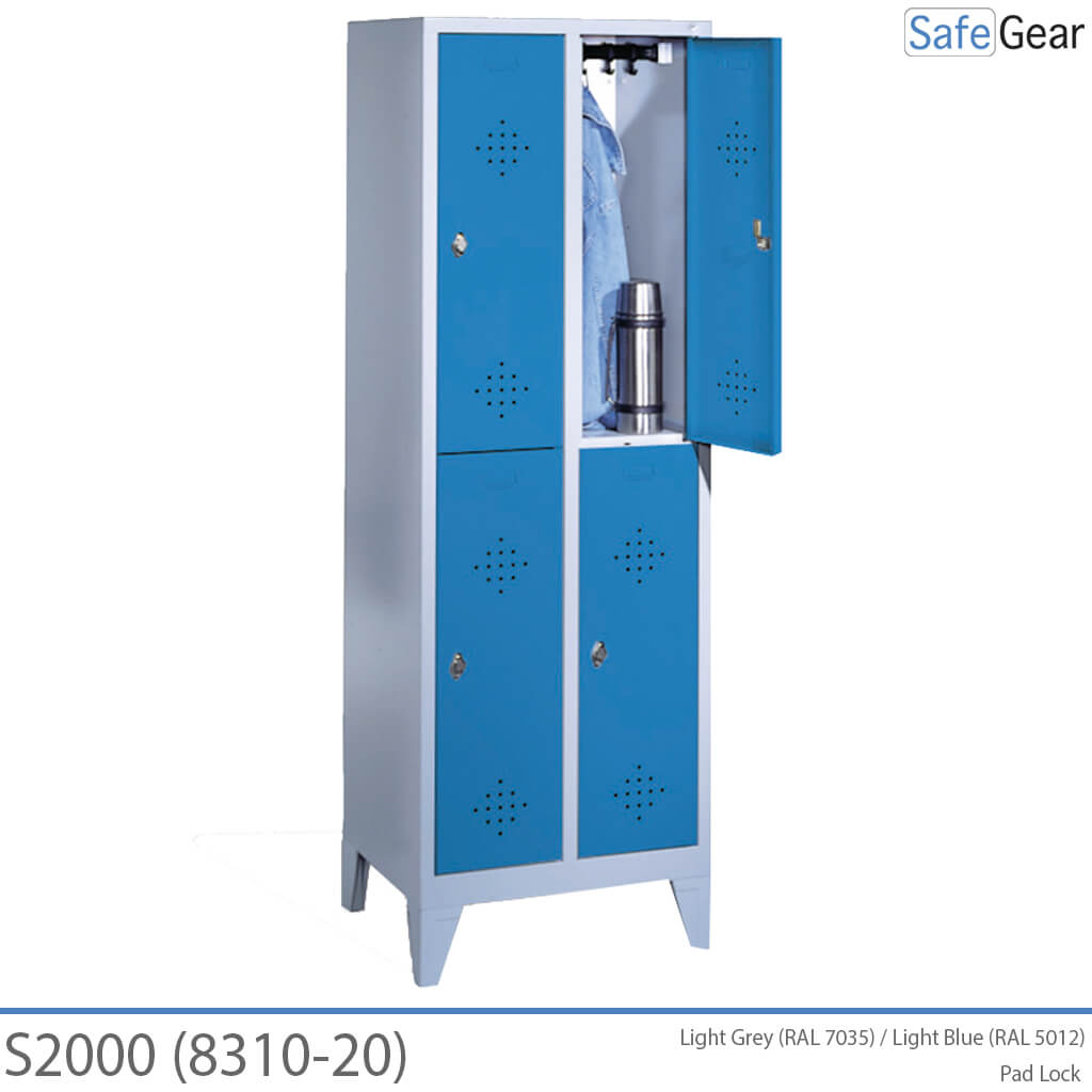 Cacifo S2000 com 2x2 compartimentos (8310-20) - cadeado