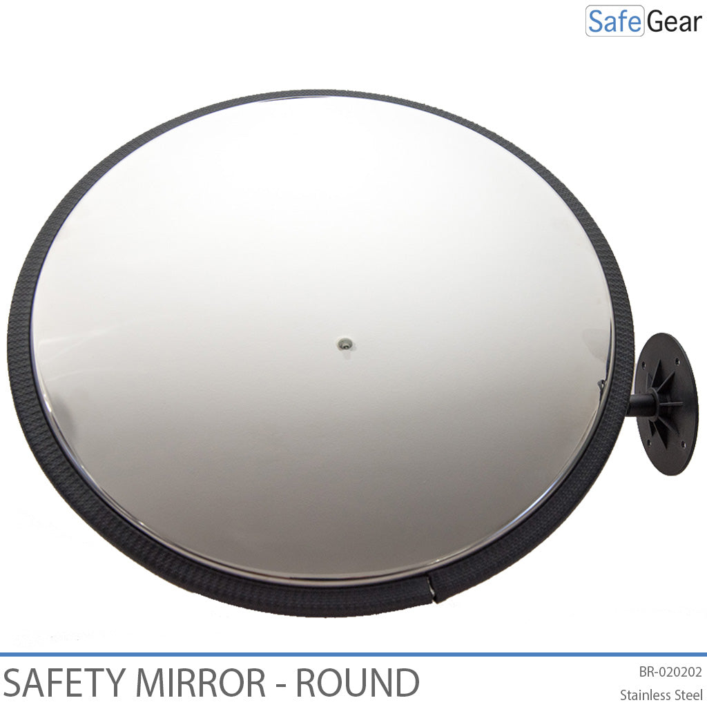 Stainless Steel Safety Mirror - Round Adjustable (Ø 600 mm)