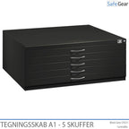 Drawing cabinet A1 with 5 drawers