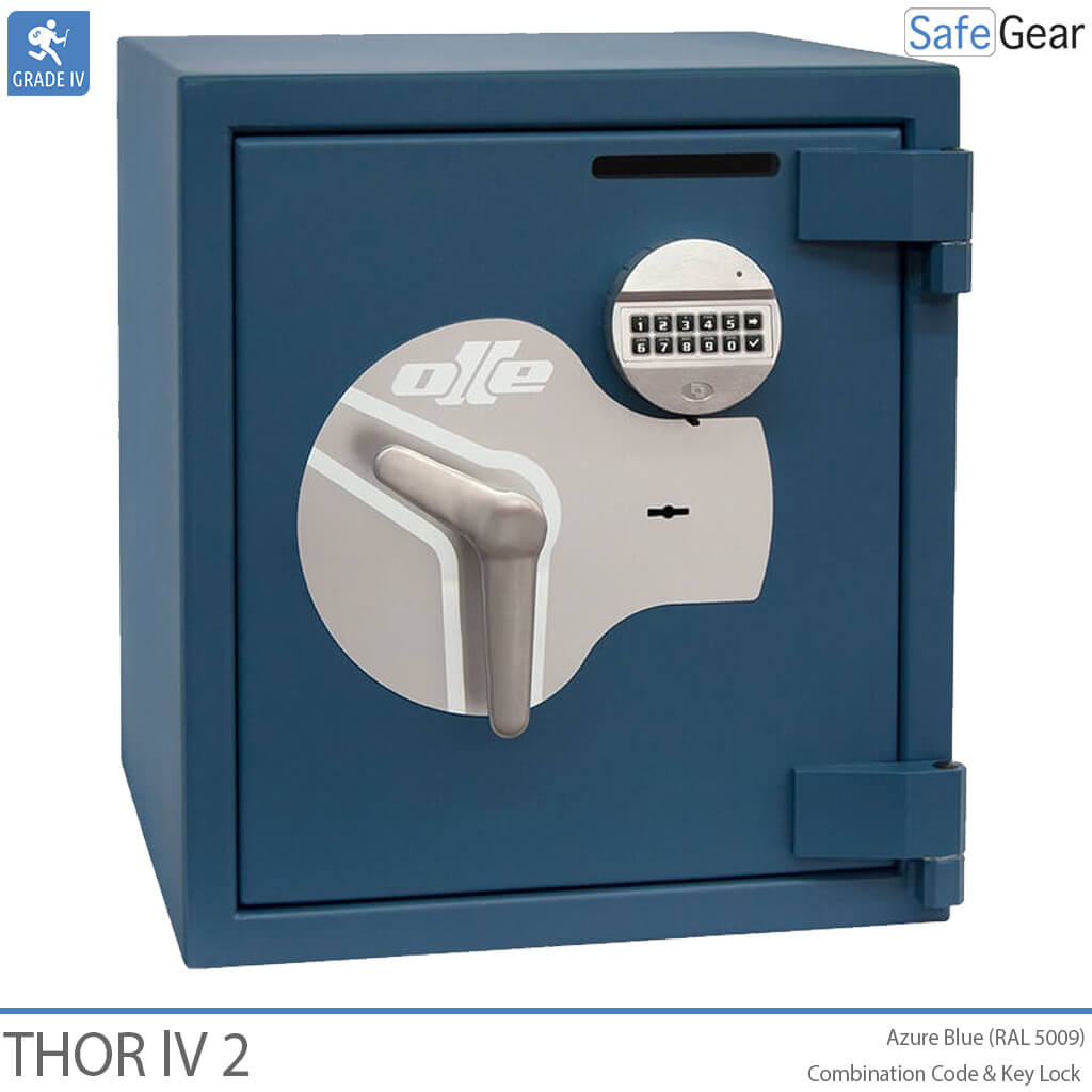 Armazenamento Thor IV (45L) - Grau 4 de teste contra arrombamento - Fechadura De Código e fechadura com chave