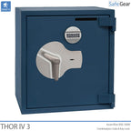 Armazenamento Thor IV (100L) - Grau 4 de teste contra arrombamento - Fechadura De Código e fechadura com chave
