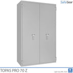 Cofre Topas Pro 70 Z (781 L) - Teste de Roubo Grau II