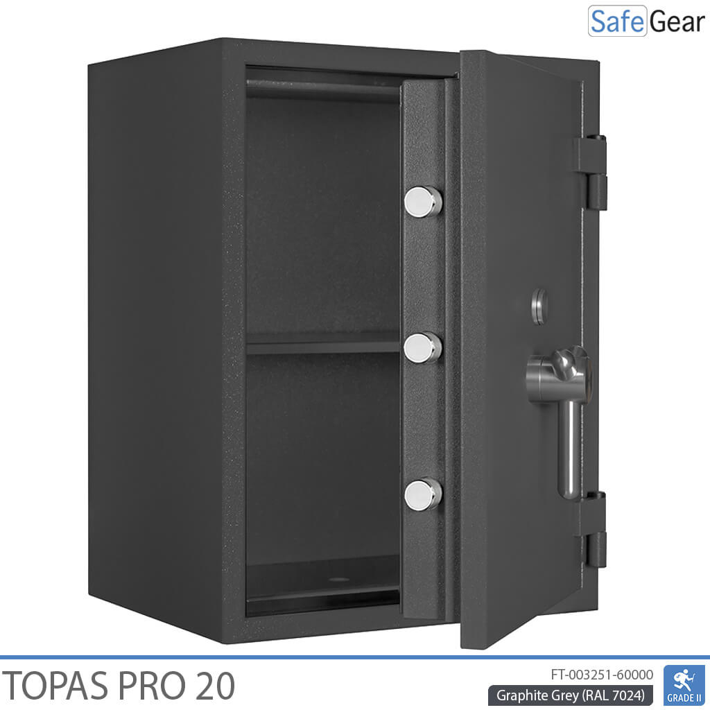 Cofre Topas Pro 20 (125 L) - Teste de Roubo Grau II