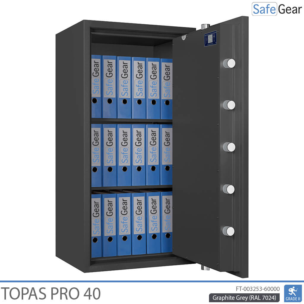 Cofre Topas Pro 40 (194 L) - Teste de Roubo Grau II