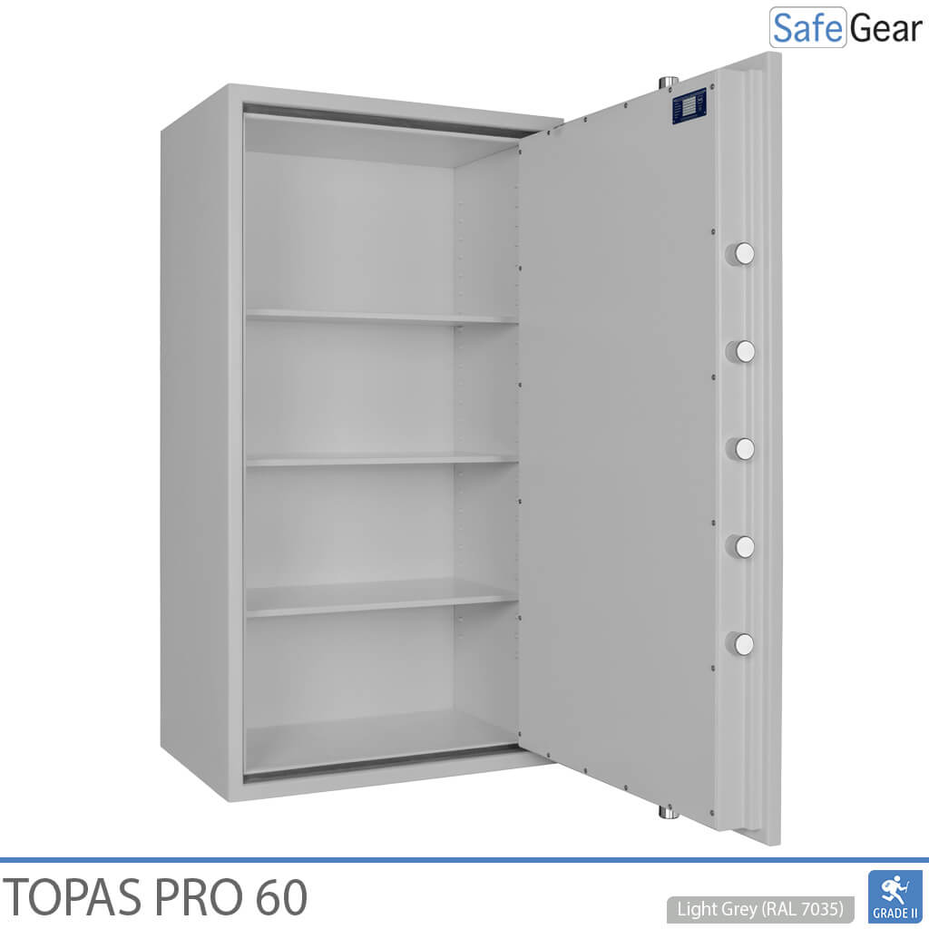 Cofre Topas Pro 60 (433 L) - Teste de Roubo Grau II