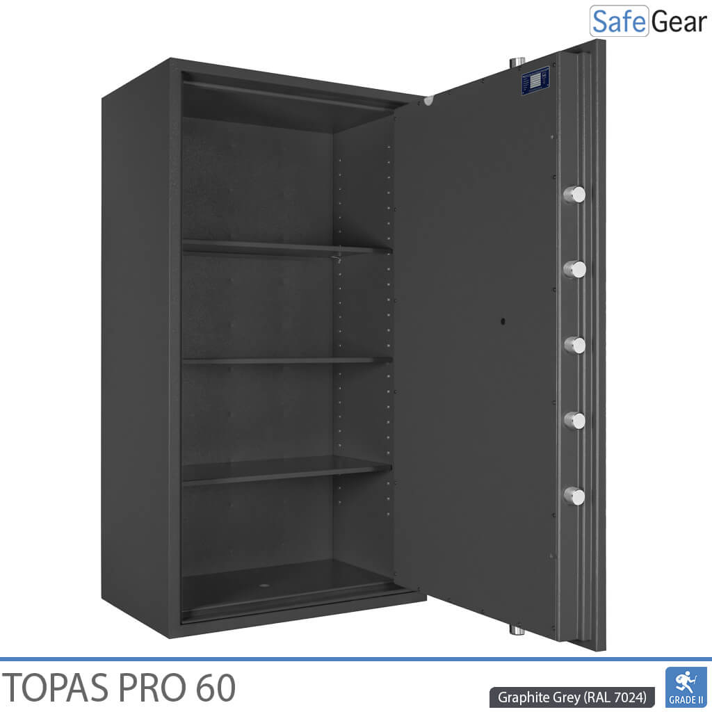 Cofre Topas Pro 60 (433 L) - Teste de Roubo Grau II