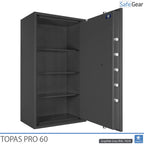 Cofre Topas Pro 60 (433 L) - Teste de Roubo Grau II
