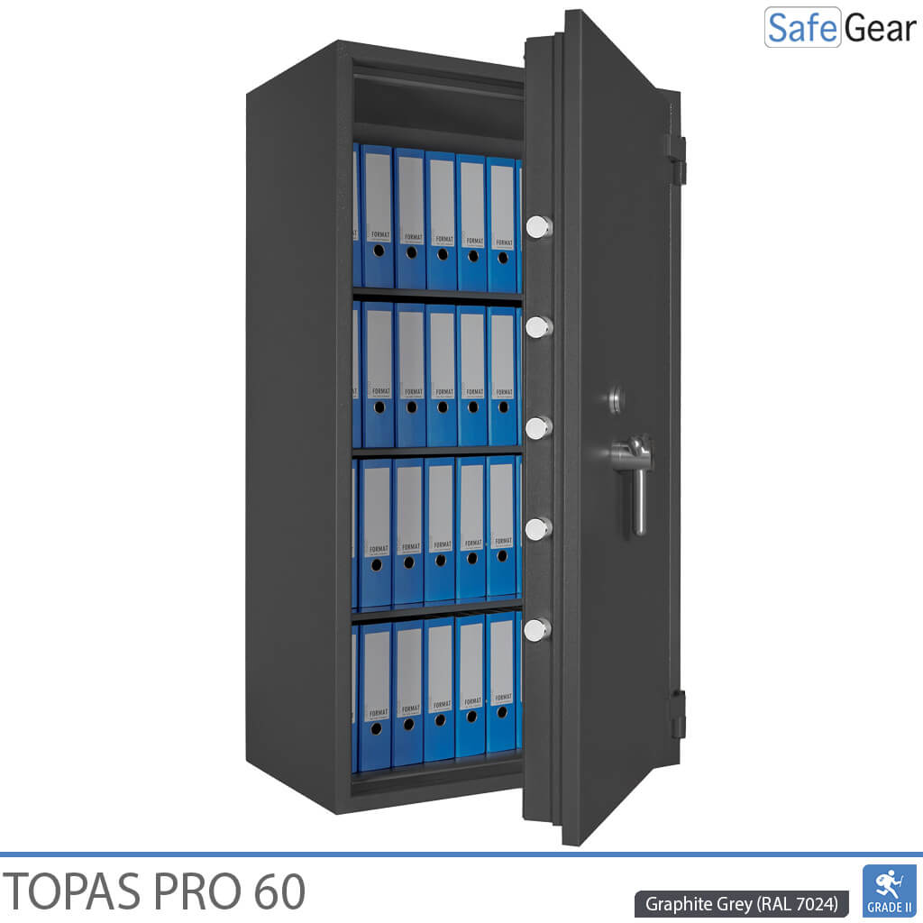 Cofre Topas Pro 60 (433 L) - Teste de Roubo Grau II