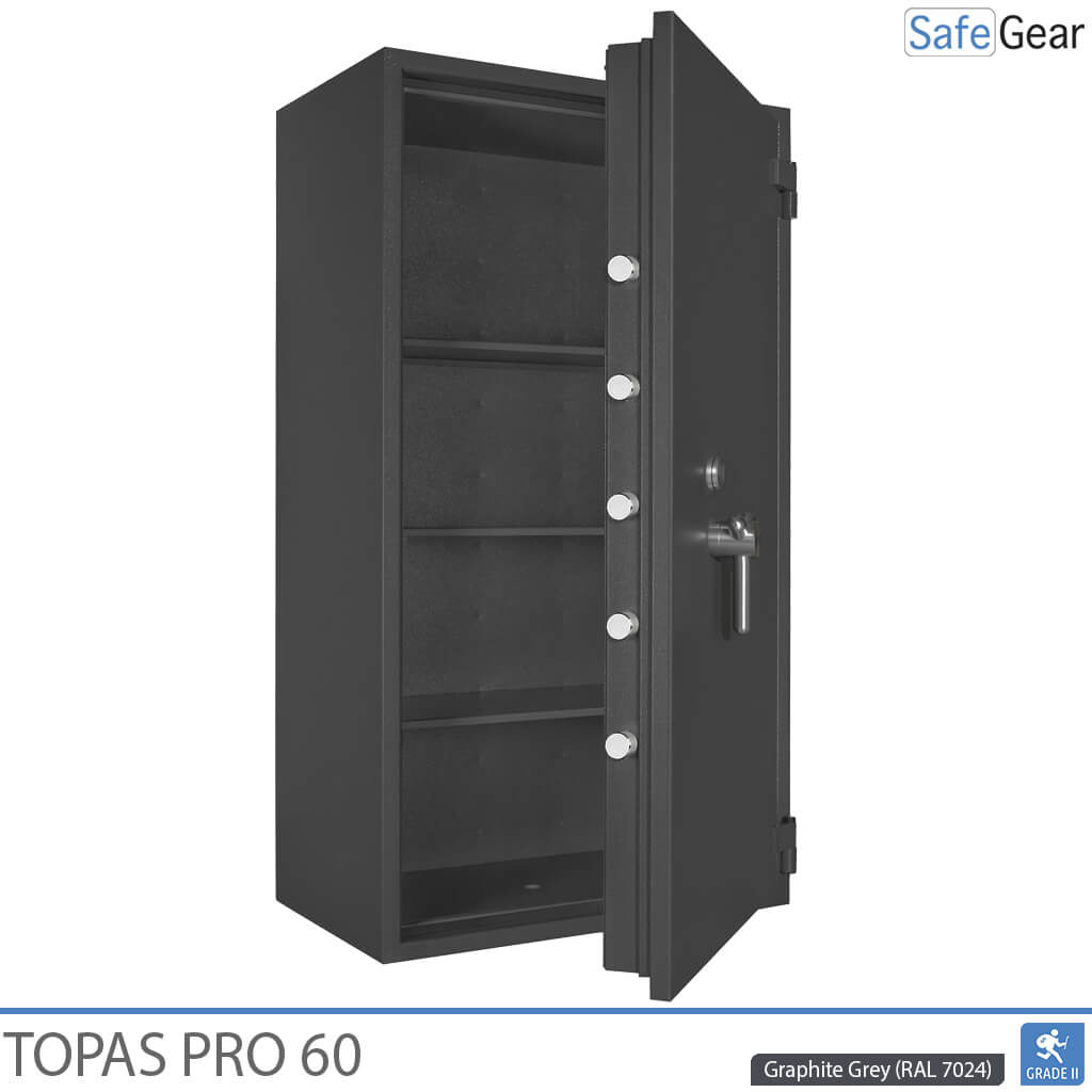 Cofre Topas Pro 60 (433 L) - Teste de Roubo Grau II