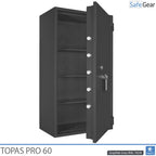 Cofre Topas Pro 60 (433 L) - Teste de Roubo Grau II