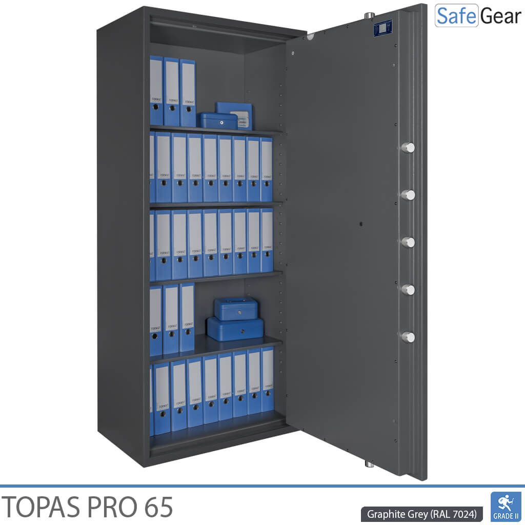 Cofre Topas Pro 65 (536 L) - Teste de Roubo Grau II