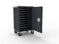 Carrinho para Computadores Guardian 1100 – 10 Portáteis com Carregamento – Fechadura De Código