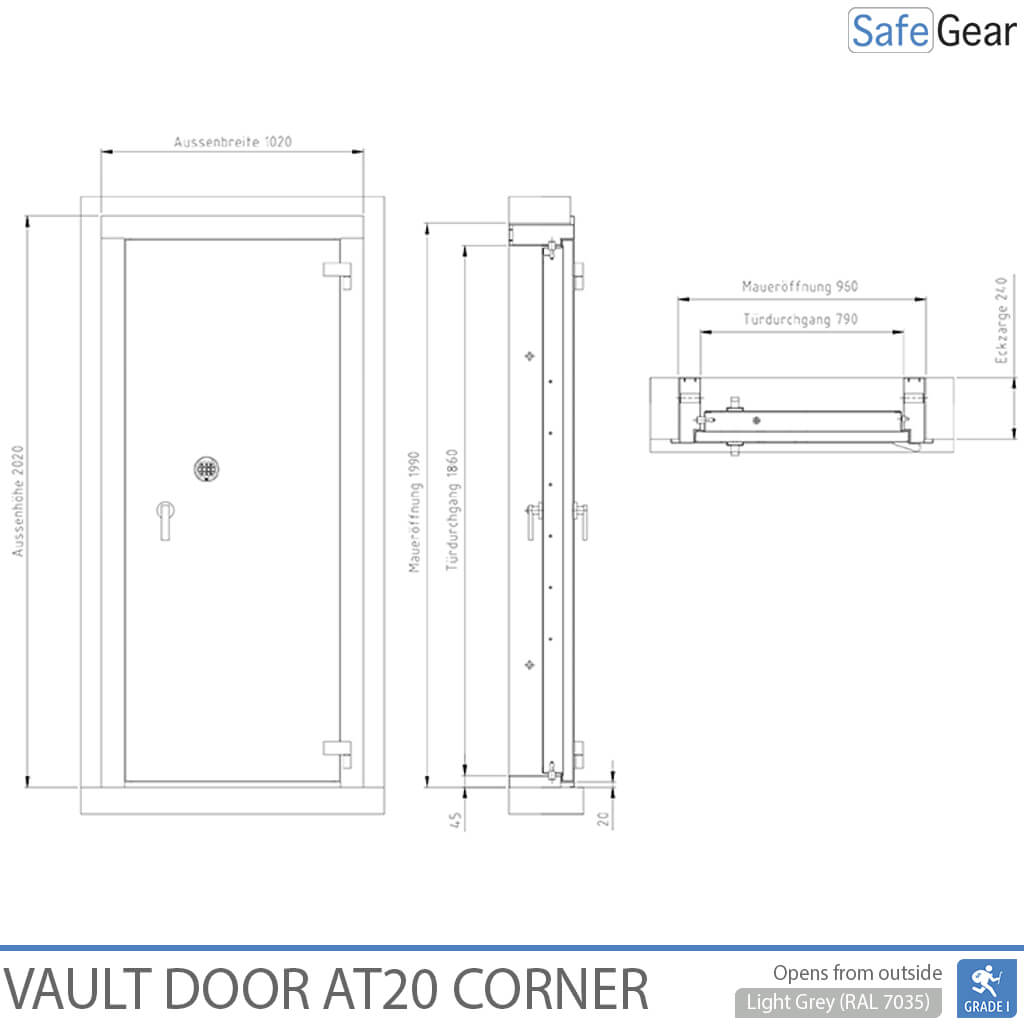 Porta De Cofre - AV1-20 - Grau 1