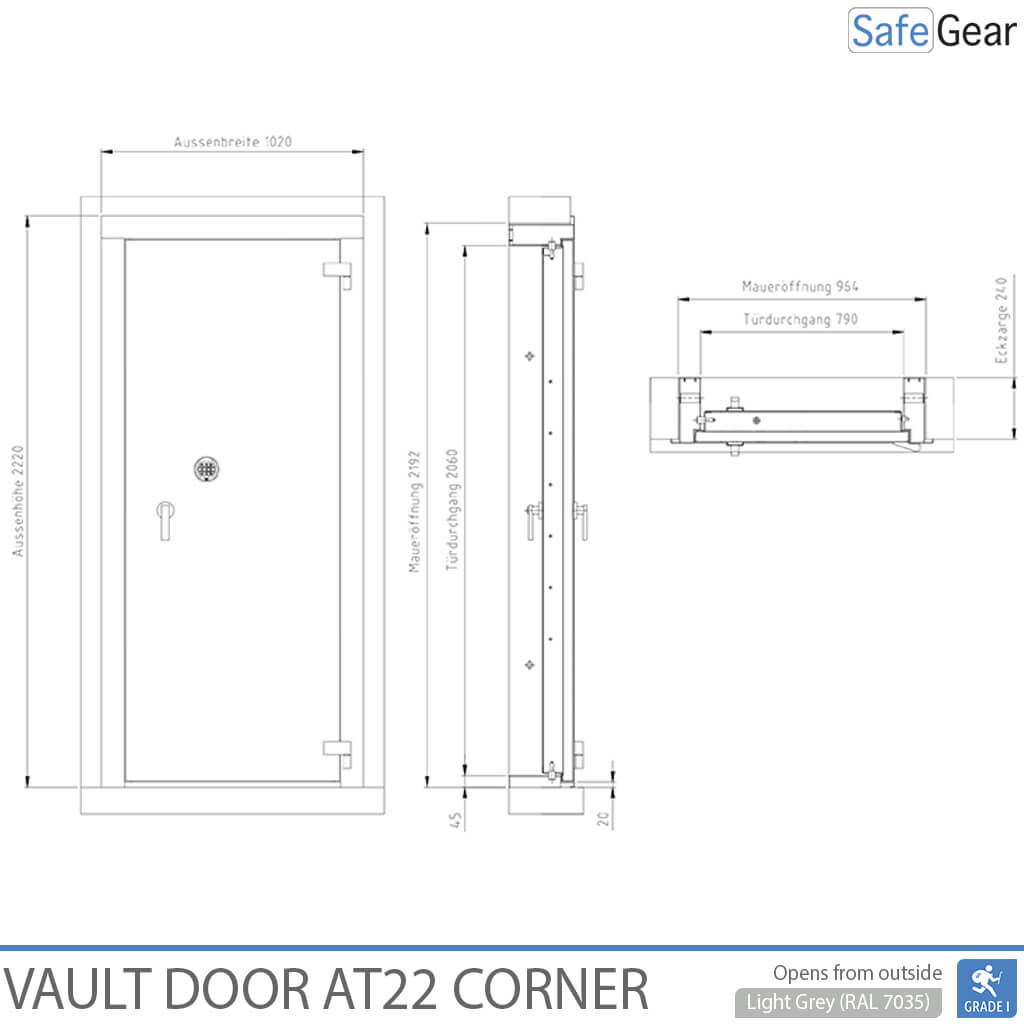 Porta De Cofre - AT1-22 - Grau 1