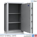 VCO 10 Cofre de parede (139 L) - Teste de arrombamento Grau 1 - Cinzento-claro - Fechadura com chave