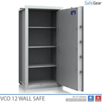 VCO 12 Wall Safe (169 L) - Burglary Test Grade 1 - Light Grey - Code Lock