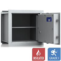 VCO 5 Cofre de parede (43 L) - Teste de Arrombamento Grau 1 - Cinzento-claro - Fechadura De Código