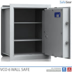 VCO 6 Cofre de parede (61 L) - Teste de Arrombamento Grau 1 - Cinzento-claro - Fechadura De Código