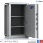 Cofre de parede VCO 8 (85 L) - Grau 1 de teste contra arrombamento - Cinzento-claro - Fechadura De Código