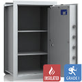 Cofre de parede VCO 8 (85 L) - Grau 1 de teste contra arrombamento - Cinzento-claro - Fechadura De Código