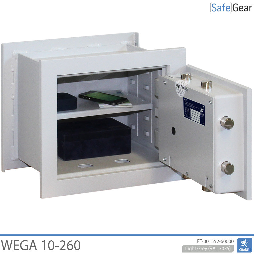 Wega 10-260 Cofre de parede (12L) - Grau I de resistência a arrombamento