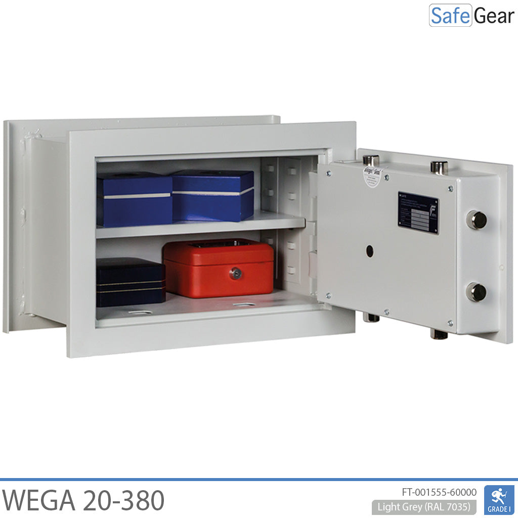 Wega 20-380 Cofre de parede (27L) - Grau I no teste de resistência a arrombamento