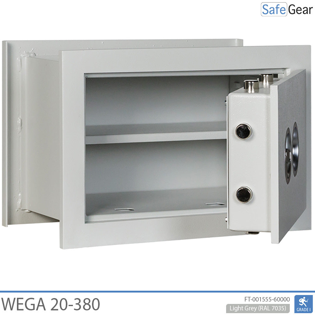Wega 20-380 Cofre de parede (27L) - Grau I no teste de resistência a arrombamento