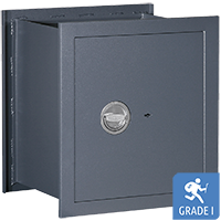 Cofre de parede Wega 40-380 (50L) – Grau I no teste de resistência a arrombamento