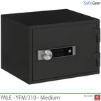 Cofres Yale YFM310 à prova de fogo (16L) médios — Proteção Contra Incêndio 60