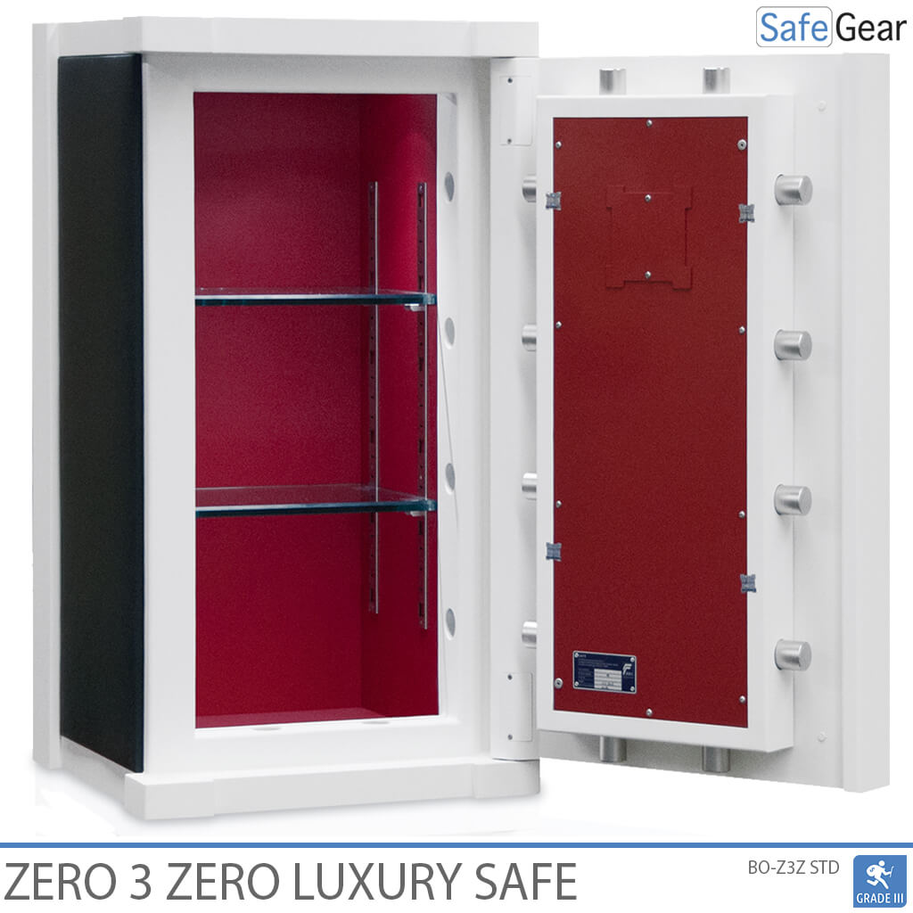 Zero 3 Zero Safe (134 L) - Grau III no Teste de Arrombamento - Fecho com Código
